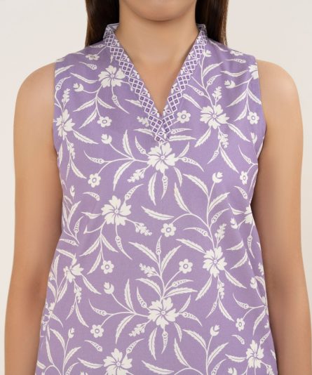Urban Trend Sapphire Two Piece Printed Lawn Dress - Image 2