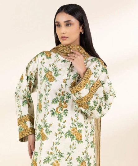 Urban Trend Sapphire Two Piece Embroidered Lawn Dress - Image 3