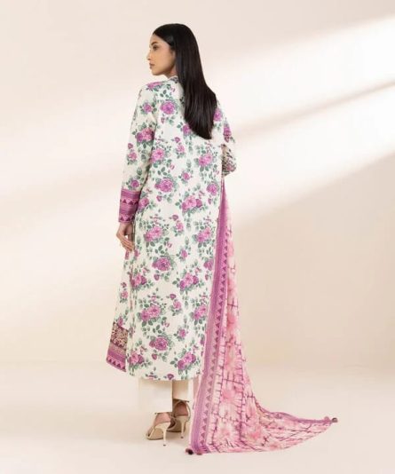 Urban Trend Sapphire Two Piece lawn Dress - Image 3