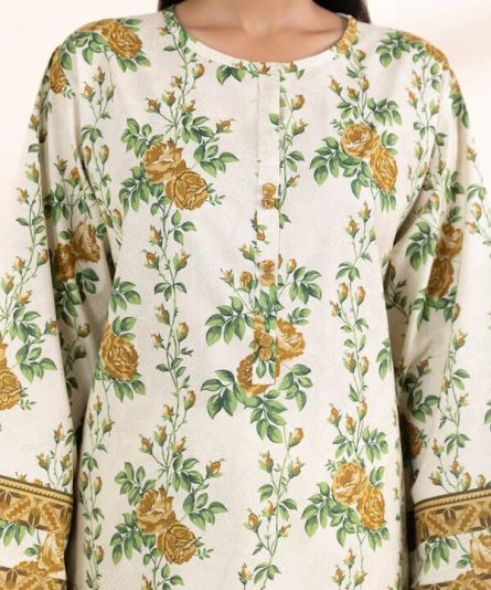Urban Trend Sapphire Two Piece Embroidered Lawn Dress - Image 4