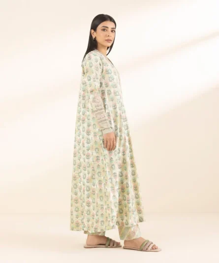 Urban Trend  Sapphire two piece Embroidered lawn unstitched Dress - Image 2