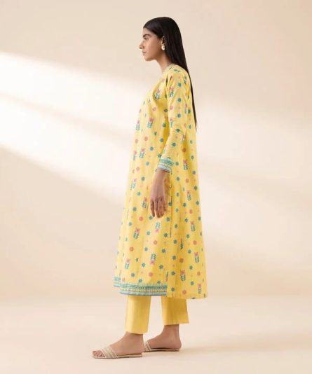 Urban Trend Sapphire two Piece Printed Lawn Dress - Image 3