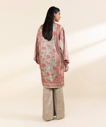 Sapphire 2 Piece Satin Suit - Image 3