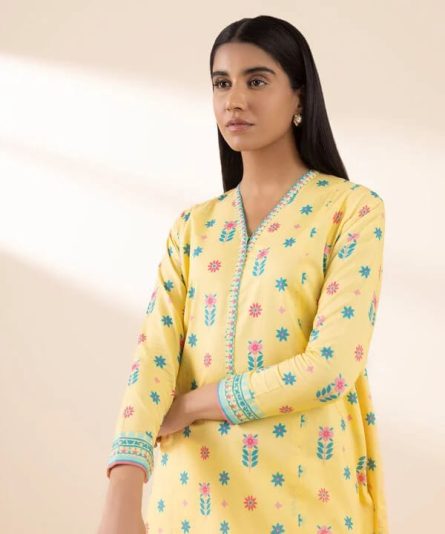 Urban Trend Sapphire two Piece Printed Lawn Dress - Image 4